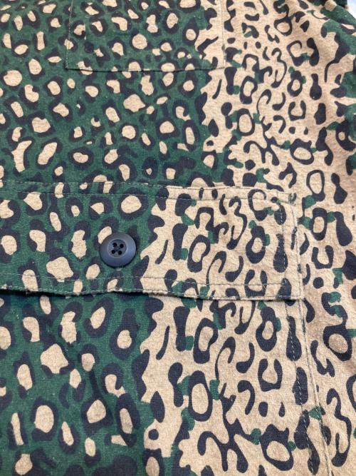 South2 West8（サウスツー ウエストエイト）south2 west8 (サウスツー ウエストエイト) 総柄シャツ グリーン×ベージュ サイズ:XSの古着・服飾アイテム