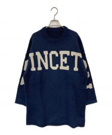 Spick and Span（スピック＆スパン）の古着「ビッグロゴニットワンピース」｜グレー