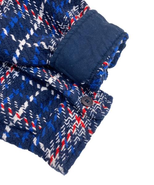 WAX LONDON（ワックスロンドン）wax london (ワックスロンドン) チェックシャツジャケット ブルー サイズ:Mの古着・服飾アイテム
