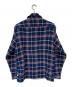 wax london (ワックスロンドン) チェックシャツジャケット ブルー サイズ:M：5000円