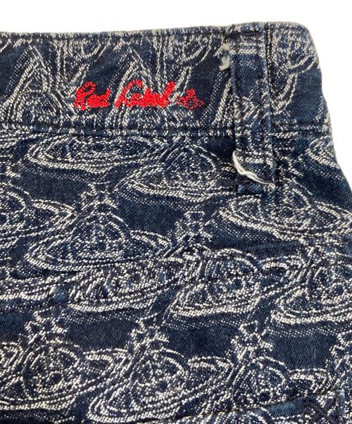 Vivienne Westwood（ヴィヴィアンウエストウッド）Vivienne Westwood (ヴィヴィアンウエストウッド) オーブ柄スキニーパンツ インディゴ サイズ:SIZE 03の古着・服飾アイテム
