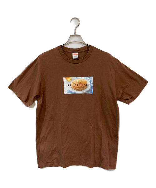 SUPREME（シュプリーム）Supreme (シュプリーム) Pancakes Tee ブラウン サイズ:Lの古着・服飾アイテム