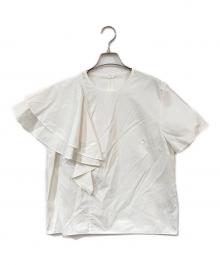 Noble（ノーブル）の古着「アシンメトリーフリルブラウス」｜ホワイト