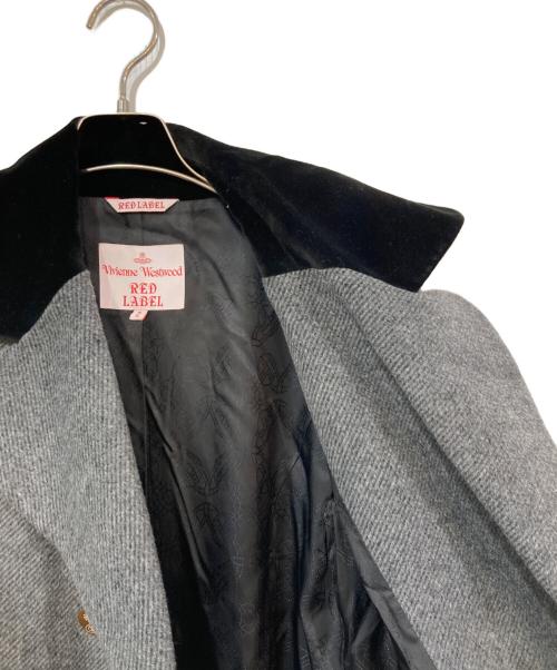 Vivienne Westwood RED LABEL（ヴィヴィアンウエストウッドレッドレーベル）Vivienne Westwood RED LABEL (ヴィヴィアンウエストウッドレッドレーベル) チェスターコート グレー サイズ:SIZE 2の古着・服飾アイテム