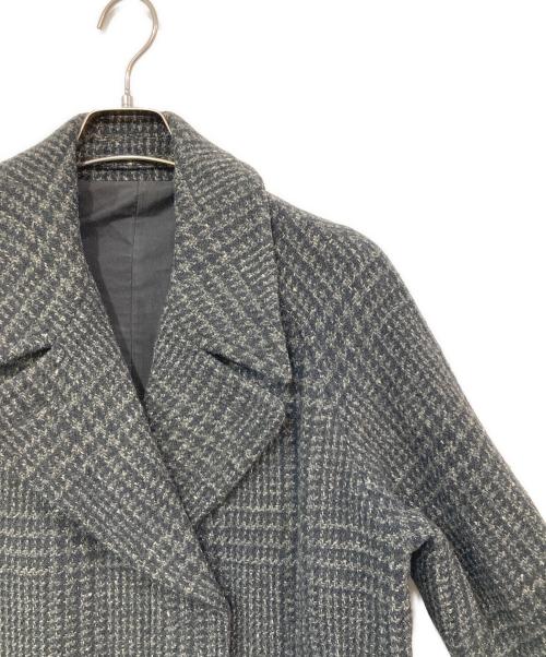 MARGARET HOWELL（マーガレットハウエル）MARGARET HOWELL (マーガレットハウエル) LARGE PRINCE OF WALES WOOL COATING/ラージプリンスオブウェールズウールコーティング ブラック サイズ:SIZE Ⅱの古着・服飾アイテム