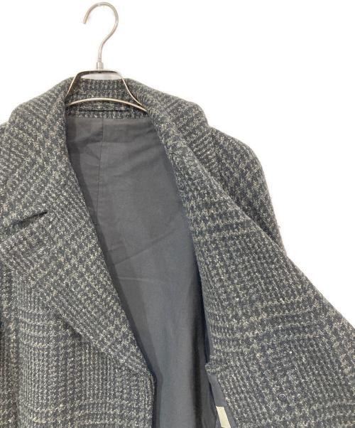 MARGARET HOWELL（マーガレットハウエル）MARGARET HOWELL (マーガレットハウエル) LARGE PRINCE OF WALES WOOL COATING/ラージプリンスオブウェールズウールコーティング ブラック サイズ:SIZE Ⅱの古着・服飾アイテム