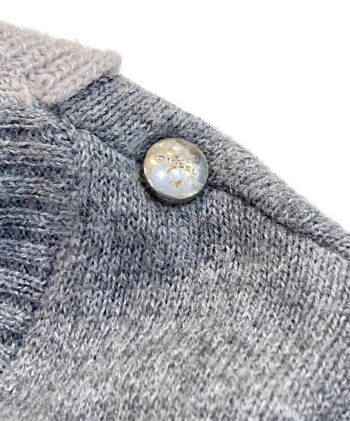 DIESEL（ディーゼル）DIESEL (ディーゼル) ニットワンピース グレー サイズ:SIZE XS 未使用品の古着・服飾アイテム