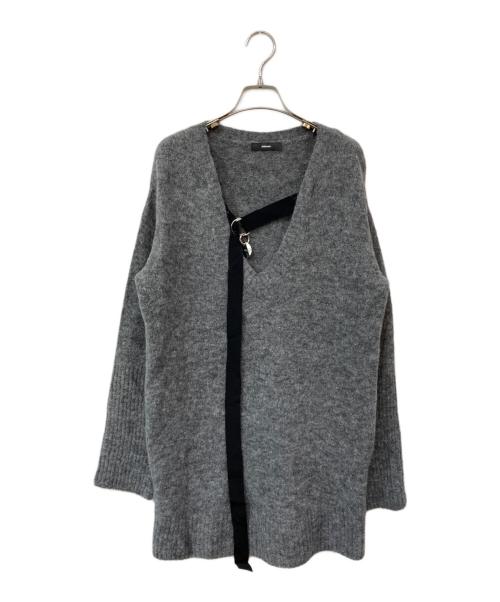 DIESEL（ディーゼル）DIESEL (ディーゼル) ニットワンピース グレー サイズ:OOの古着・服飾アイテム