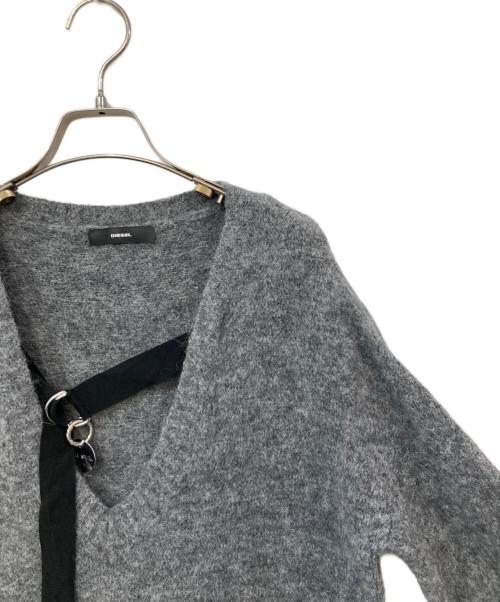 DIESEL（ディーゼル）DIESEL (ディーゼル) ニットワンピース グレー サイズ:OOの古着・服飾アイテム