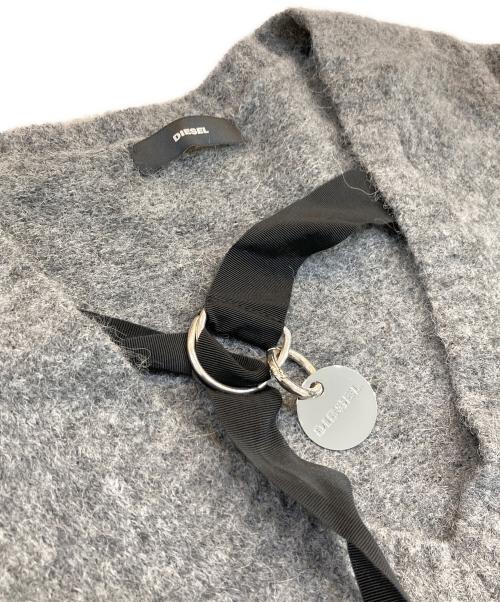 DIESEL（ディーゼル）DIESEL (ディーゼル) ニットワンピース グレー サイズ:OOの古着・服飾アイテム