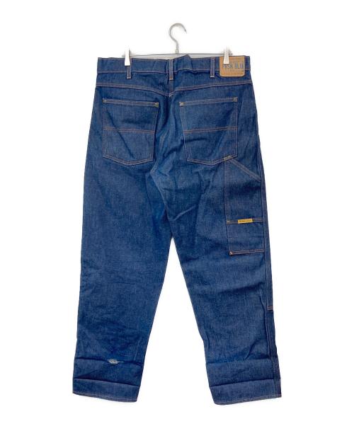 PRSN BLU（プリズンブルース）PRSN BLU (プリズンブルー) ダブルニーパンツ インディゴ サイズ:W40の古着・服飾アイテム