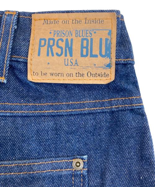 PRSN BLU（プリズンブルース）PRSN BLU (プリズンブルー) ダブルニーパンツ インディゴ サイズ:W40の古着・服飾アイテム