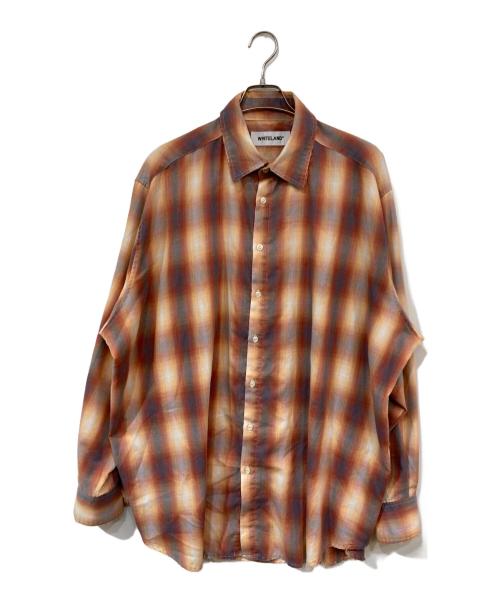 WHITELAND（ホワイトランド）WHITELAND (ホワイトランド) オンブレチェックシャツ レッド サイズ:SIZE Freeの古着・服飾アイテム