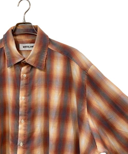 WHITELAND（ホワイトランド）WHITELAND (ホワイトランド) オンブレチェックシャツ レッド サイズ:SIZE Freeの古着・服飾アイテム