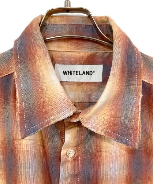WHITELAND（ホワイトランド）WHITELAND (ホワイトランド) オンブレチェックシャツ レッド サイズ:SIZE Freeの古着・服飾アイテム