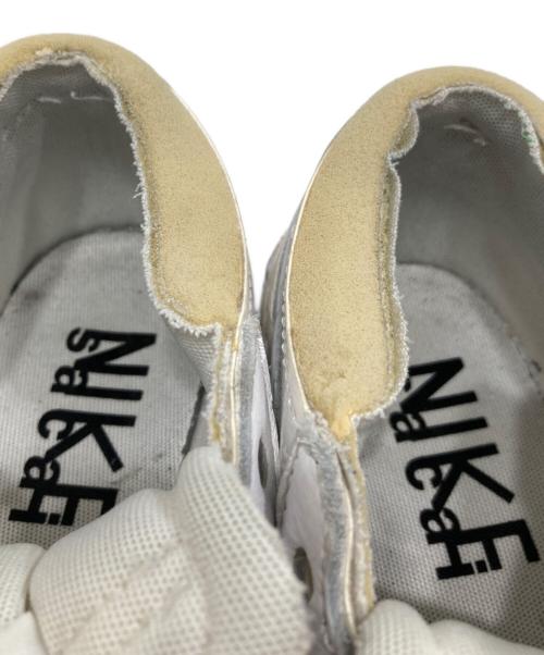 NIKE（ナイキ）NIKE (ナイキ) sacai (サカイ) Blazer Low ホワイト サイズ:24cmの古着・服飾アイテム