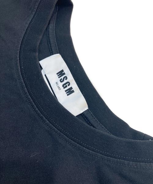 MSGM（エムエスジーエム）MSGM (エムエスジーエム) プリントTシャツ ブラック サイズ:SIZE Lの古着・服飾アイテム