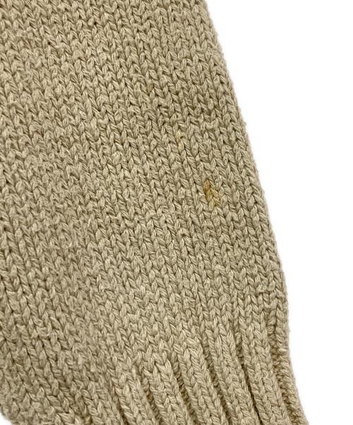 POLO RALPH LAUREN（ポロ・ラルフローレン）POLO RALPH LAUREN (ポロ・ラルフローレン) クルーネックニット ベージュ サイズ:SIZE Mの古着・服飾アイテム