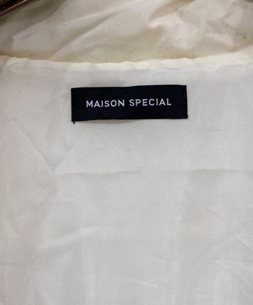 MAISON SPECIAL（メゾンスペシャル）MAISON SPECIAL (メゾンスペシャル) マルチウェイキルティングブルゾン アイボリー サイズ:SIZE Freeの古着・服飾アイテム