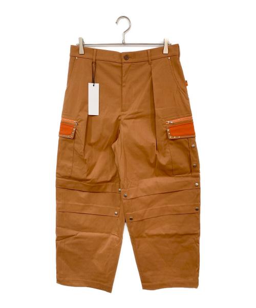 PLATEAU STUDIO（プラテウスタジオ）PLATEAU STUDIO (プラテウスタジオ) カーゴパンツ オレンジ サイズ:SIZE 2 未使用品の古着・服飾アイテム