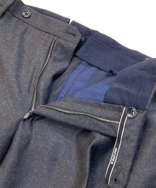 INCOTEX（インコテックス）INCOTEX (インコテックス) ウールトロピカルスラックス グレー サイズ:SIZE 50の古着・服飾アイテム