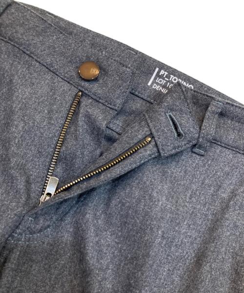 PT TORINO（ピーティートリノ）PT TORINO (ピーティートリノ) ウールスラックス グレー サイズ:SIZE 32の古着・服飾アイテム