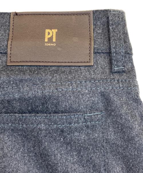 PT TORINO（ピーティートリノ）PT TORINO (ピーティートリノ) ウールスラックス グレー サイズ:SIZE 32の古着・服飾アイテム