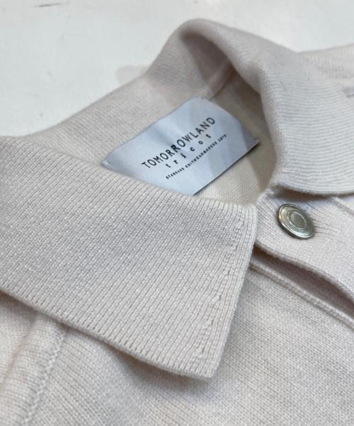 TOMORROW LAND tricot（トゥモローランド トリコ）TOMORROW LAND tricot (トゥモローランド トリコ) ウールカシミヤ ミラノリブ ニットGジャン ホワイト サイズ:SIZE Mの古着・服飾アイテム