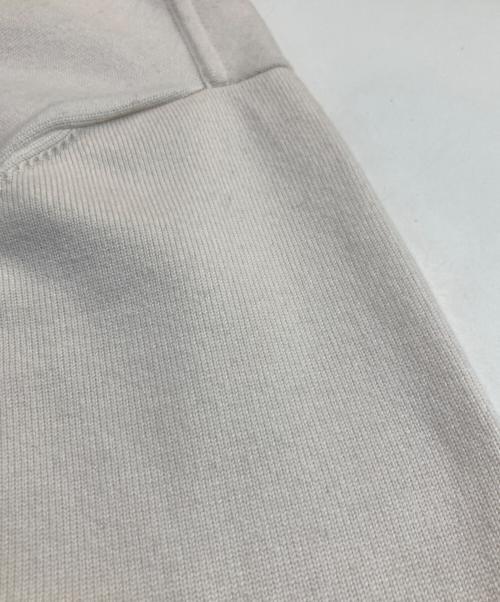 TOMORROW LAND tricot（トゥモローランド トリコ）TOMORROW LAND tricot (トゥモローランド トリコ) ウールカシミヤ ミラノリブ ニットGジャン ホワイト サイズ:SIZE Mの古着・服飾アイテム
