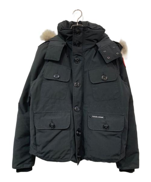 CANADA GOOSE（カナダグース）CANADA GOOSE (カナダグース) RUSSELL PARKA/ラッセルパーカー ブラック サイズ:SIZE Lの古着・服飾アイテム