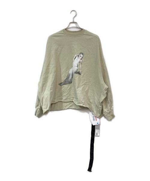 DRKSHDW（ダークシャドウ）DRKSHDW (ダークシャドウ) CRATER T グラフィックプリント クルーネックスウェット ベージュ サイズ:不明の古着・服飾アイテム