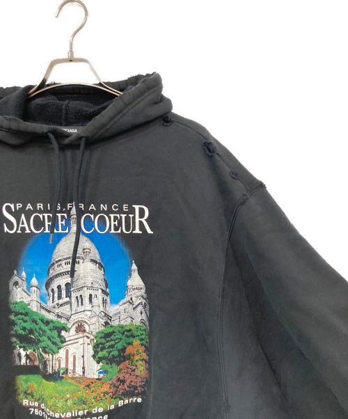 BALENCIAGA（バレンシアガ）BALENCIAGA (バレンシアガ) Sacre Coeur HOODIE/サクレクールフーディー ブラック サイズ:SIZE XXSの古着・服飾アイテム