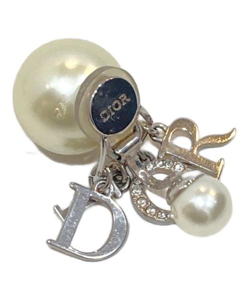 Christian Dior（クリスチャン ディオール）Christian Dior (クリスチャン ディオール) tribales クリップイヤリング ホワイトの古着・服飾アイテム