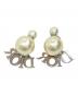 Christian Dior (クリスチャン ディオール) tribales クリップイヤリング ホワイト：45000円