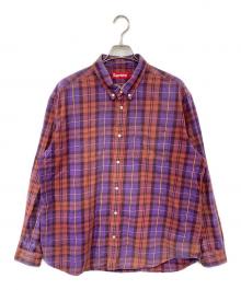 SUPREME（シュプリーム）の古着「Plaid Flannel Shirt」｜パープル
