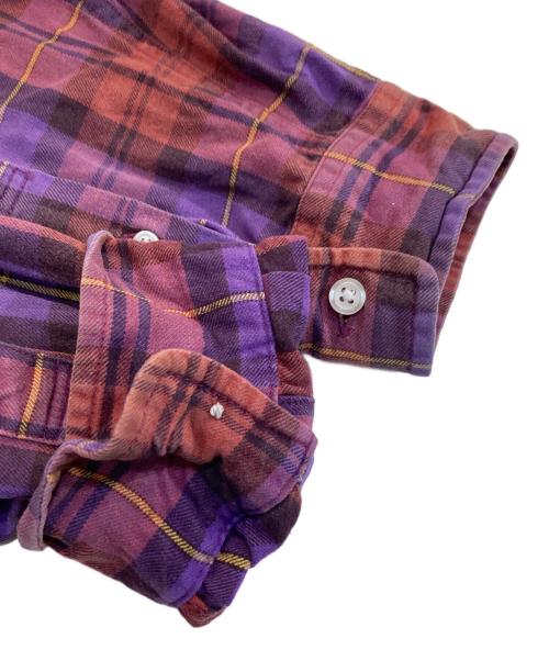 SUPREME（シュプリーム）Supreme (シュプリーム) Plaid Flannel Shirt パープル サイズ:XLの古着・服飾アイテム