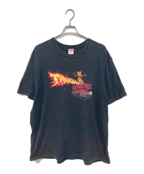 SUPREME（シュプリーム）SUPREME (シュプリーム) thrasher back tail tee/スラッシャー バック テイル ティー ブラック サイズ:SIZE XLの古着・服飾アイテム