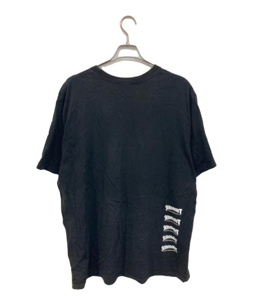 SUPREME（シュプリーム）SUPREME (シュプリーム) thrasher back tail tee/スラッシャー バック テイル ティー ブラック サイズ:SIZE XLの古着・服飾アイテム