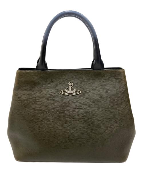 Vivienne Westwood（ヴィヴィアンウエストウッド）Vivienne Westwood (ヴィヴィアンウエストウッド) トートバッグ カーキの古着・服飾アイテム