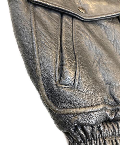 POLO CLUB（ポロクラブ）POLO CLUB (ポロクラブ) A-2フライトジャケット ブラック サイズ:SIZE Mの古着・服飾アイテム