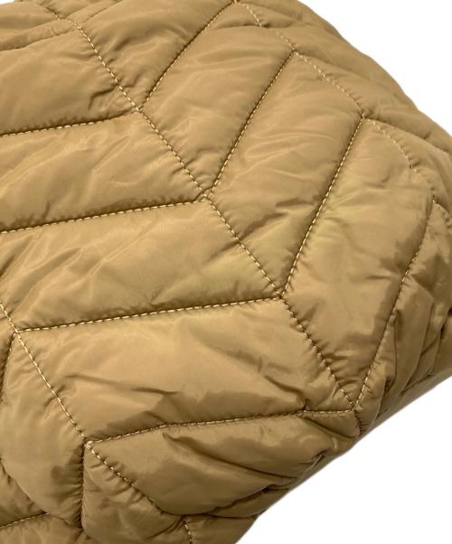 WEEKEND Max Mara（ウィークエンド マックスマーラ）Weekend Max Mara (ウィークエンド マックスマーラ) ナイロンキルティング2WAYバッグ ブラウンの古着・服飾アイテム