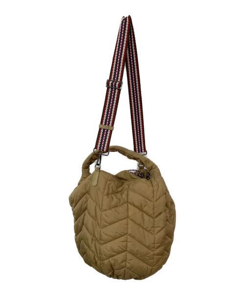 WEEKEND Max Mara（ウィークエンド マックスマーラ）Weekend Max Mara (ウィークエンド マックスマーラ) ナイロンキルティング2WAYバッグ ブラウンの古着・服飾アイテム