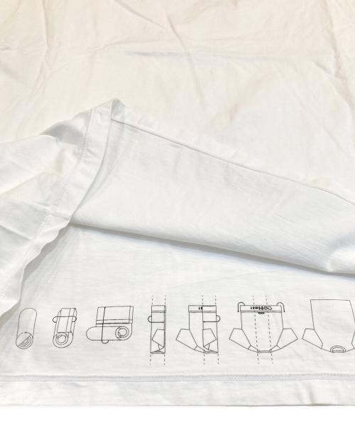 teatora（テアトラ）TEATORA (テアトラ) CARTRIDGE TEE SLEEP ホワイト サイズ:XLの古着・服飾アイテム