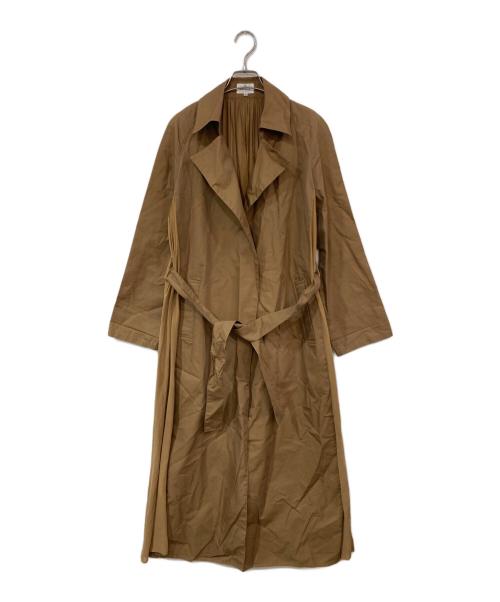 LANVIN en Bleu（ランバンオンブルー）LANVIN en Bleu (ランバンオンブルー) バックシアーコート ブラウン サイズ:38の古着・服飾アイテム