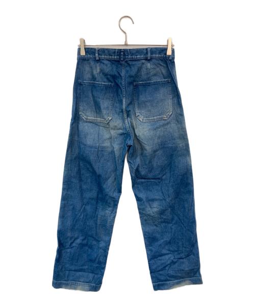 chimala（チマラ）chimala (チマラ) ヴィンテージ加工ワイドデニムパンツ インディゴ サイズ:26の古着・服飾アイテム