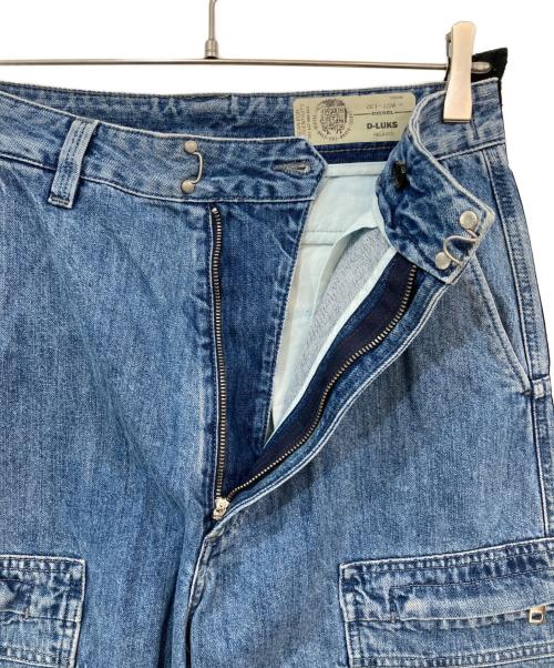 DIESEL（ディーゼル）DIESEL (ディーゼル) サイドジッパーデニムパンツ インディゴ サイズ:W27の古着・服飾アイテム