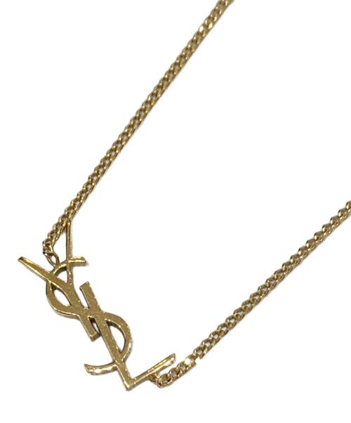 Saint Laurent Paris（サンローランパリ）Saint Laurent Paris (サンローランパリ) ロゴブレスレット ゴールドの古着・服飾アイテム