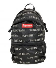 SUPREME（シュプリーム）の古着「ロゴプリント バックパック」｜ブラック