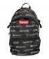 SUPREME（シュプリーム）の古着「ロゴプリント バックパック」｜ブラック