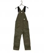 uniform experimentユニフォームエクスペリメント）の古着「ウォッシュ加工 ペインター オーバーオール」｜グリーン